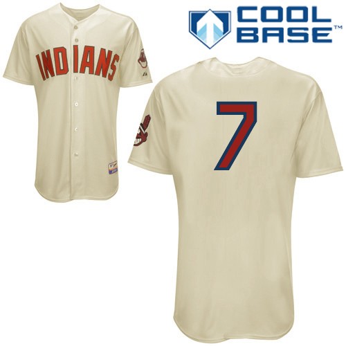 Best Quality Cleveland Indians 7 Matt LaPorta Cream Cool Base MLB Jersey Baseball MLB Jerseys
